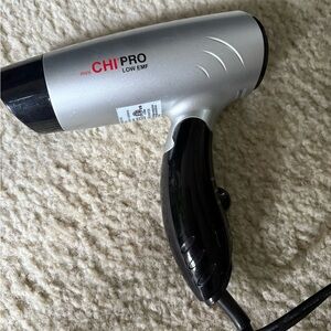 CHI PRO Mini Hair Dryer - Silver and Black